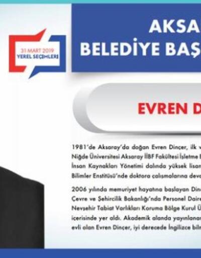 AK Parti Aksaray Belediye Başkanı Adayı Evren Dinçer kimdir?