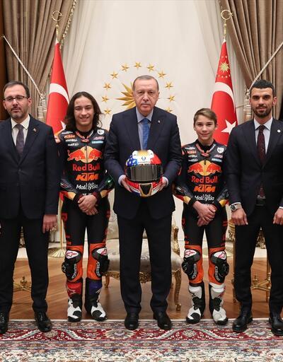 Cumhurbaşkanı Erdoğan Can Öncü ve Deniz Öncü'yü kabul etti