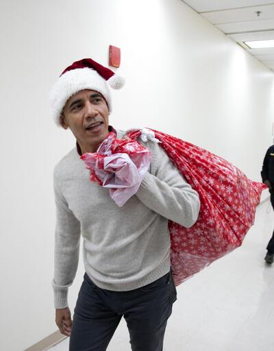 Obama, Noel Baba oldu