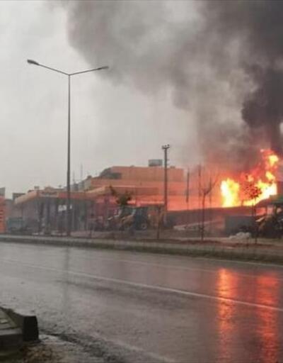 Şanlıurfa'da bir akaryakıt istasyonunda patlama
