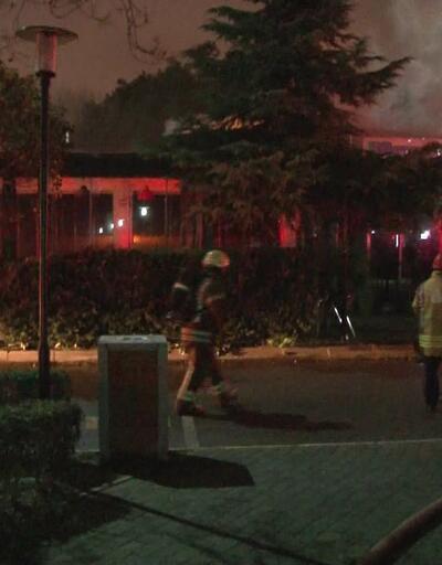 Marmara Üniversitesi yakınında yangın çıktı