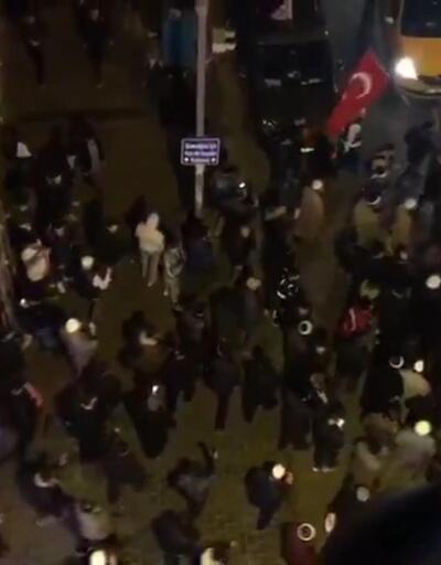 Taksim'de yürüyüş yapan gruba polis müdahalesi
