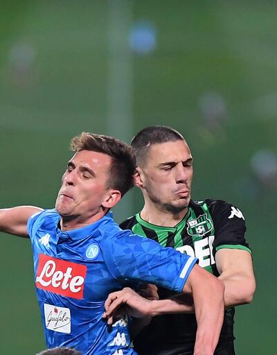 Merih Demiral'lı Sassuolo, Napoli karşısında 3 puanı son dakikalarda kaçırdı