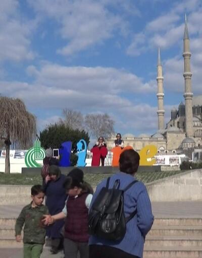 Edirne'de turist yoğunluğu