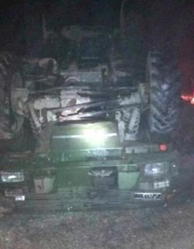 Yayladağı'nda askeri araç devrildi: 5 yaralı