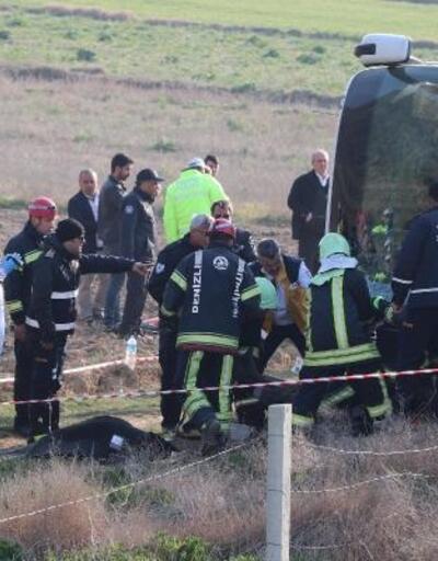 Denizli'de yolcu otobüsü devrildi: 2 ölü, 35 yaralı- Yeniden