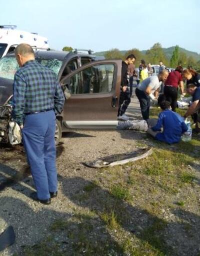 Zonguldak'ta kaza: 1 ölü, 4 yaralı