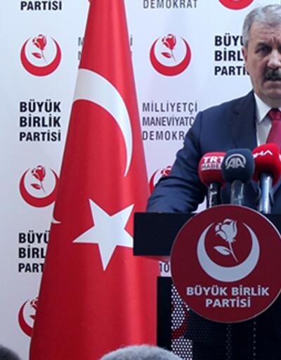 BBP lideri Destici İstanbul'da destekleyecekleri ismi duyurdu