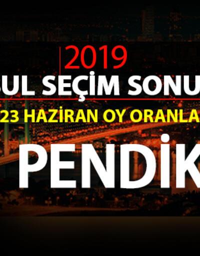 Pendik seçim sonuçları 2019… İstanbul Pendik oy oranları 