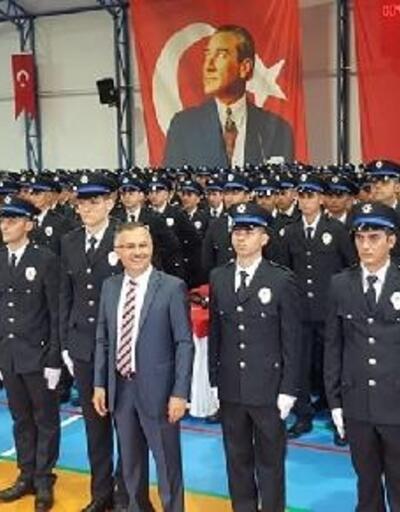Rize'de 551 polis adayı mezun oldu