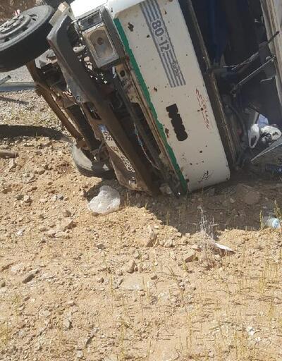 Kırşehir'de kamyonet devrildi: 1 yaralı