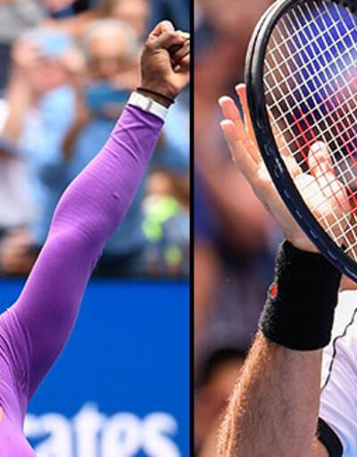 Federer ve Serena Williams , ABD Açık'ta çeyrek finalde