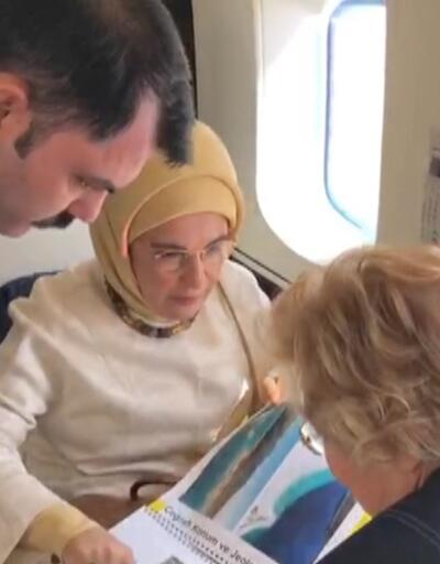 Emine Erdoğan, Salda Gölü'nü hem havadan hem karadan inceledi