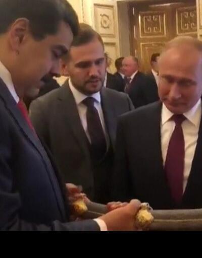 Venezuela lideri Moskova'ya gitti