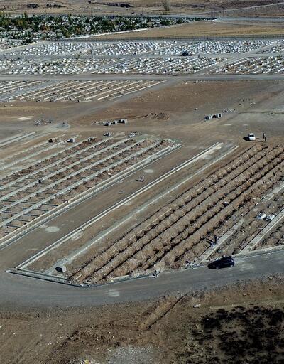 Erzurum'da 800 mezar kazıldı