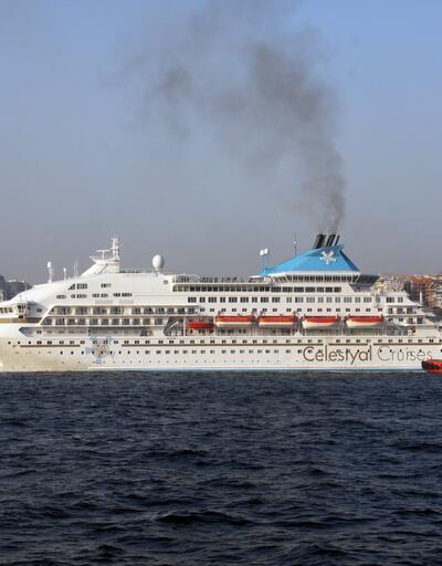 550 yolculu kruvaziyer gemisi İstanbul’da