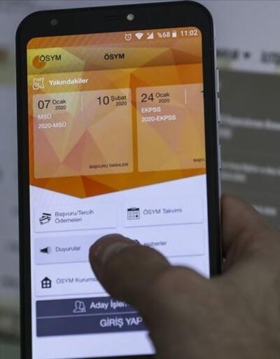 ÖSYM'nin aday işlemleri için mobil uygulaması erişime açıldı