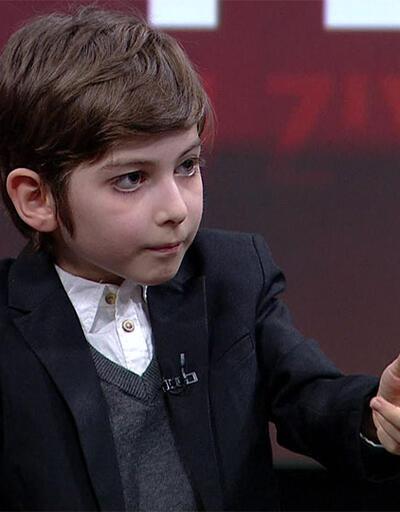 Küçük filozof Atakan CNN TÜRK'te soruları yanıtladı