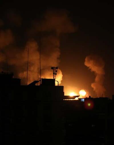 İsrail'den Gazze'de farklı noktalara hava saldırısı