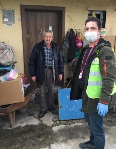 Demirköy'de 400 koli gıda ve temizlik malzemesi dağıtıldı