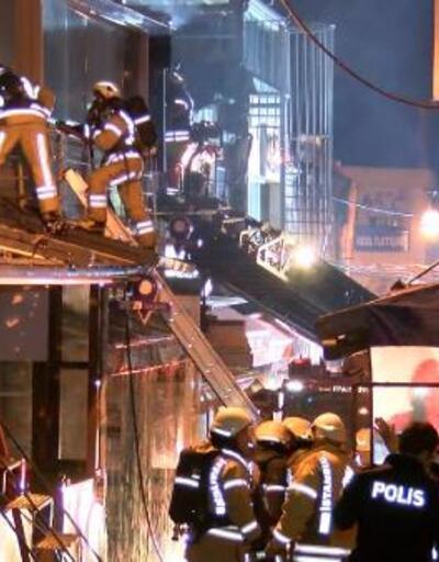 Kadıköy'de balık restoranı alev alev yandı 