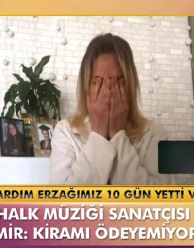 Hilal Özdemir canlı yayında gözyaşlarına boğuldu: Nafaka alamıyorum!