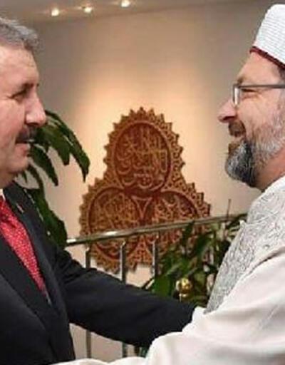 Diyanet İşleri Başkanı Erbaş'dan BBP Lideri Destici'ye Ayasofya daveti