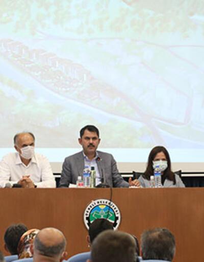 Çevre ve Şehircilik Bakanı Kurum, "Yeni Dereli Projesi"ni tanıttı