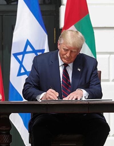 Son dakika haberi... Filistin'i yok sayan anlaşma! Beyaz Saray'da imzalar atıldı | Video 