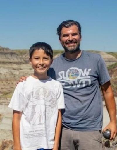 12 yaşındaki çocuk 69 milyon yıllık dinozor fosili buldu