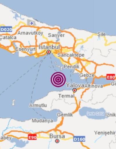Son dakika... İstanbul'da gece saatlerinde  2,2 büyüklüğünde deprem