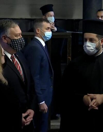 ABD Dışişleri Bakanı Pompeo'dan Fener Rum Ortodoks Patrikhanesi'ne ziyaret | Video