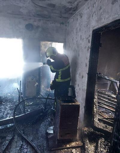 Çayeli’de ev yangınında yatalak hasta öldü