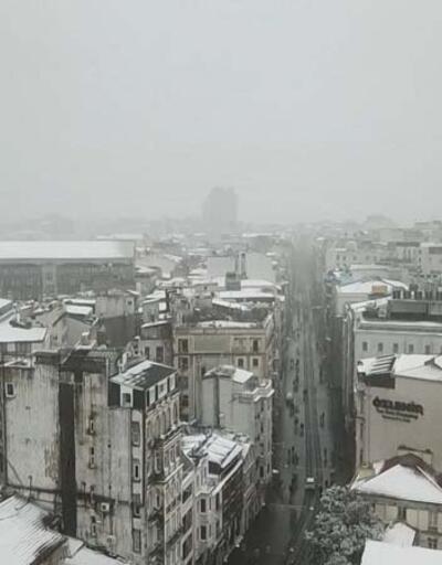 İstanbul'dan kar manzaraları gelmeye devam ediyor