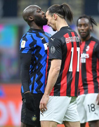 Son dakika... Inter-Milan derbisinde Lukaku-İbrahimovic gerginliği!