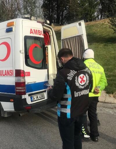 İstanbul'da çakar denetimi: Boş hasta nakil ambulanslarına ceza