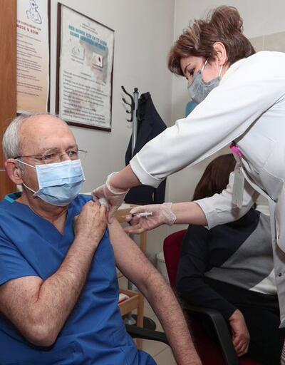 Son dakika... CHP Genel Başkanı Kılıçdaroğlu 2. doz aşısını oldu