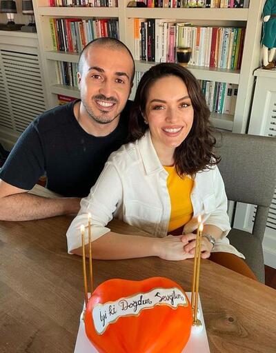 Mustafa Aksakallı, Ezgi Mola'nın doğum gününü özel bir pastayla kutladı
