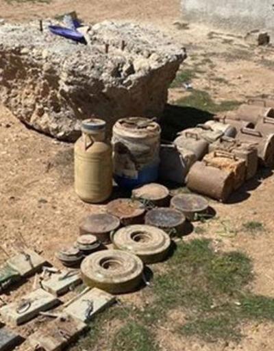 Tel Abyad'da 693 kilogram patlayıcı madde ele geçirildi