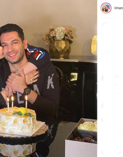 Iman Elbani'den Murat Yıldırım'a romantik doğum günü kutlaması