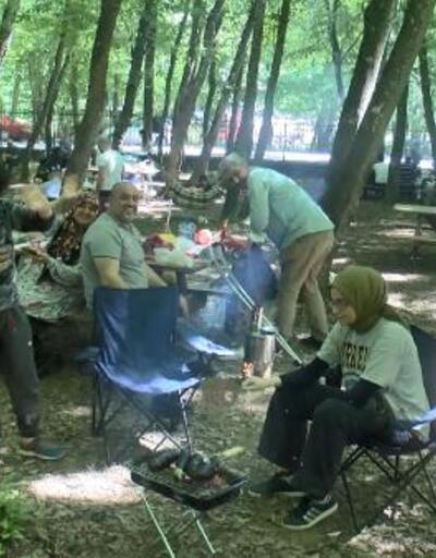 Tatili fırsat bilip Belgrad Ormanı'na akın ettiler