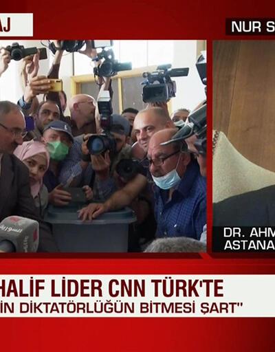 Suriyeli muhalif lider CNN TÜRK'e konuştu: Siyasi çözüm için diktatörlüğün bitmesi şart	