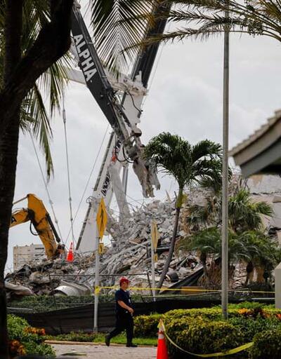 Miami'de çöken 13 katlı binanın enkazından çıkarılan ceset sayısı 78 oldu