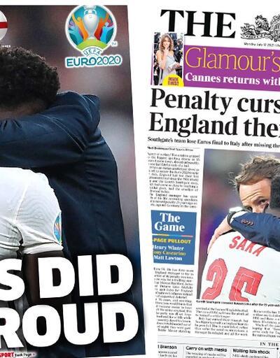 EURO 2020 finali İngiltere basınında: 'Penaltı laneti'