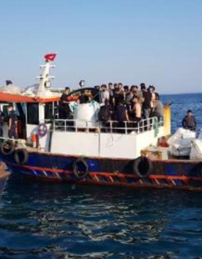 Urla'da Yunanistan adalarına kaçma hazırlığındaki 45 göçmen yakalandı