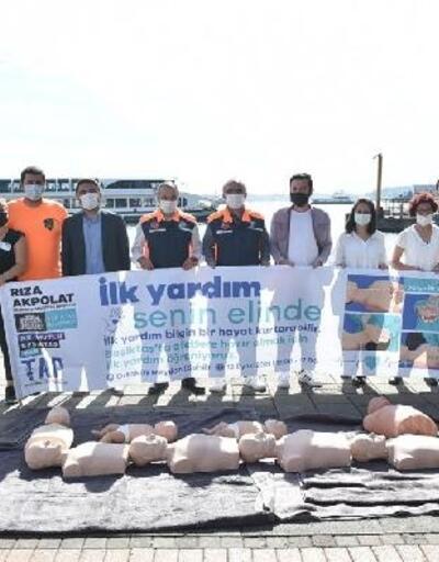 Beşiktaş’ta ‘Dünya İlk Yardım Günü’ için farkındalık çalışması gerçekleştirildi