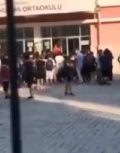 Antalya'da okulda çekilen görüntü velileri ayağa kaldırdı