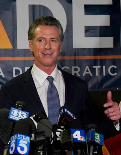 ABD'de California Valisi Gavin Newsom, referandum sonucunda görevinde kaldı