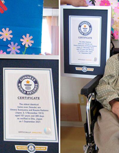 107 yaşlarındaki Japon Umeno ile Kodama "yaşayan en yaşlı ikiz"