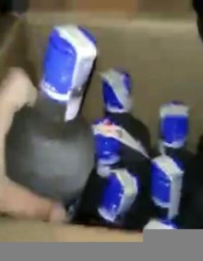 Tekirdağ'da polisin durdurduğu otomobilde 60 şişe kaçak içki ele geçirildi
